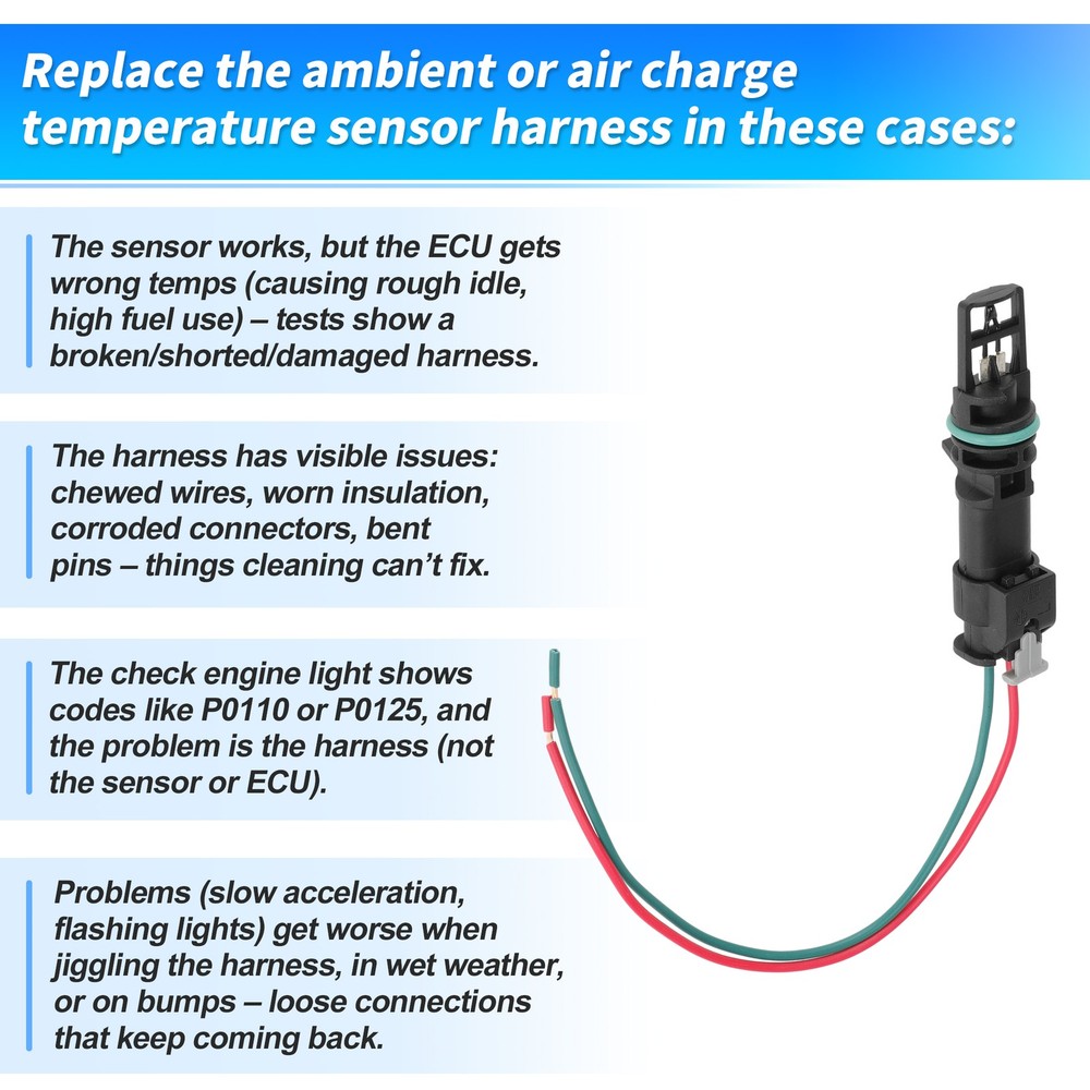 No.5149182AB Ambient Air Temperature Sensor with Connector Pigtail Plug
