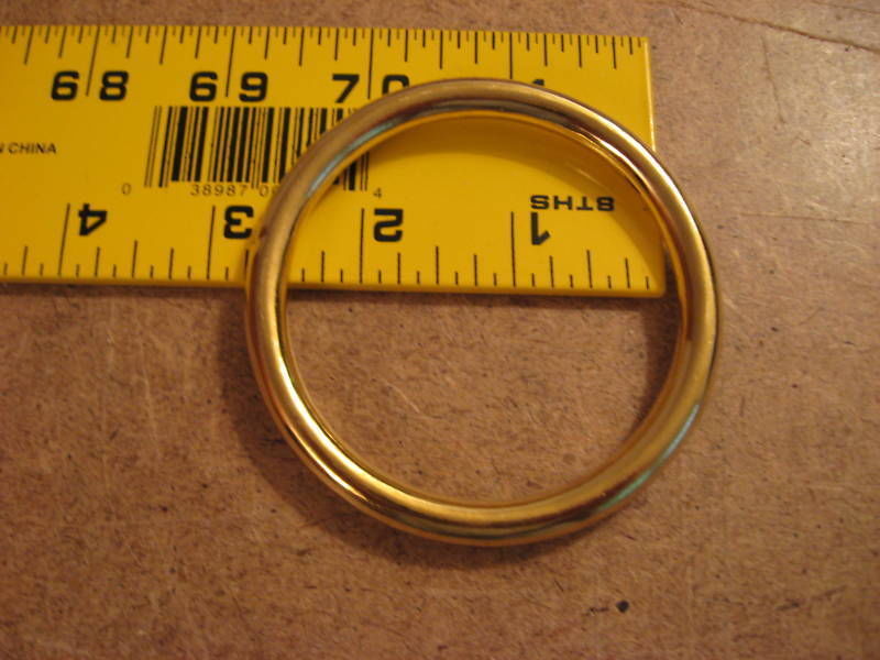 2 1/2" Solid Brass O Rings SCA (Pack Of 2)