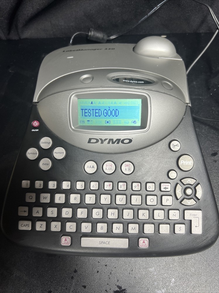 DYMO ExecuLabel LM350 Label Maker Portable Tag Printer Home/ AC Adapter