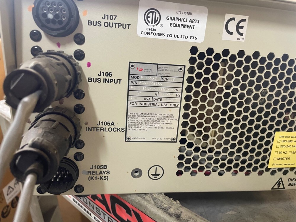 Lesco C636R UV Curing Conveyor