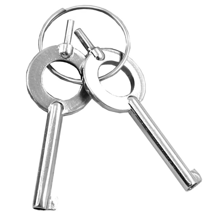 Set of 2 Extra Handcuff Keys