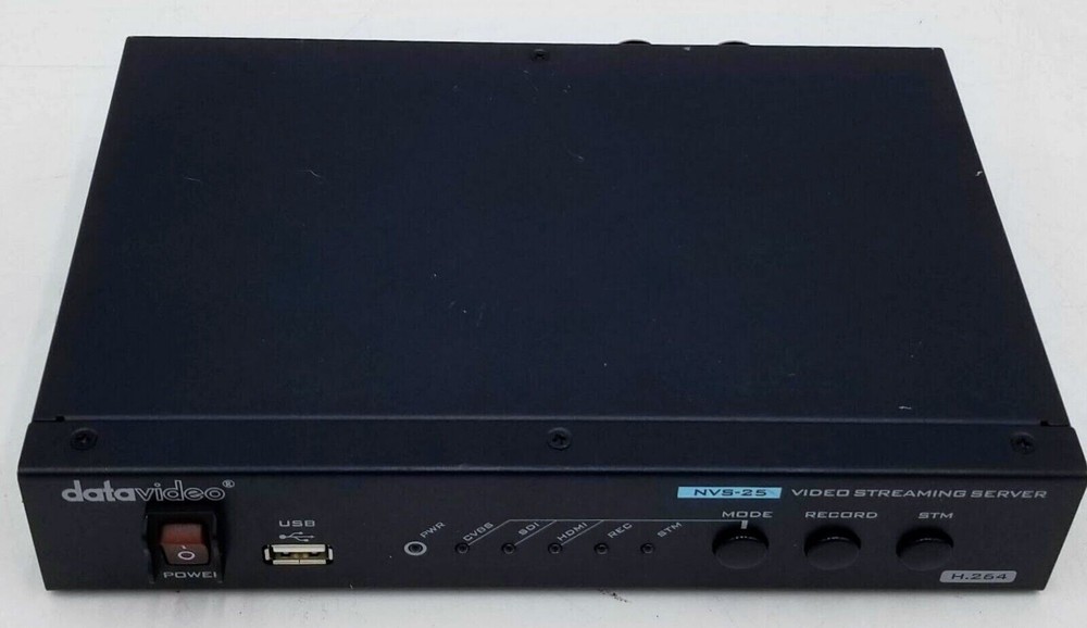 Datavideo NVS-25 H.264 Video Streaming Server | Open Box