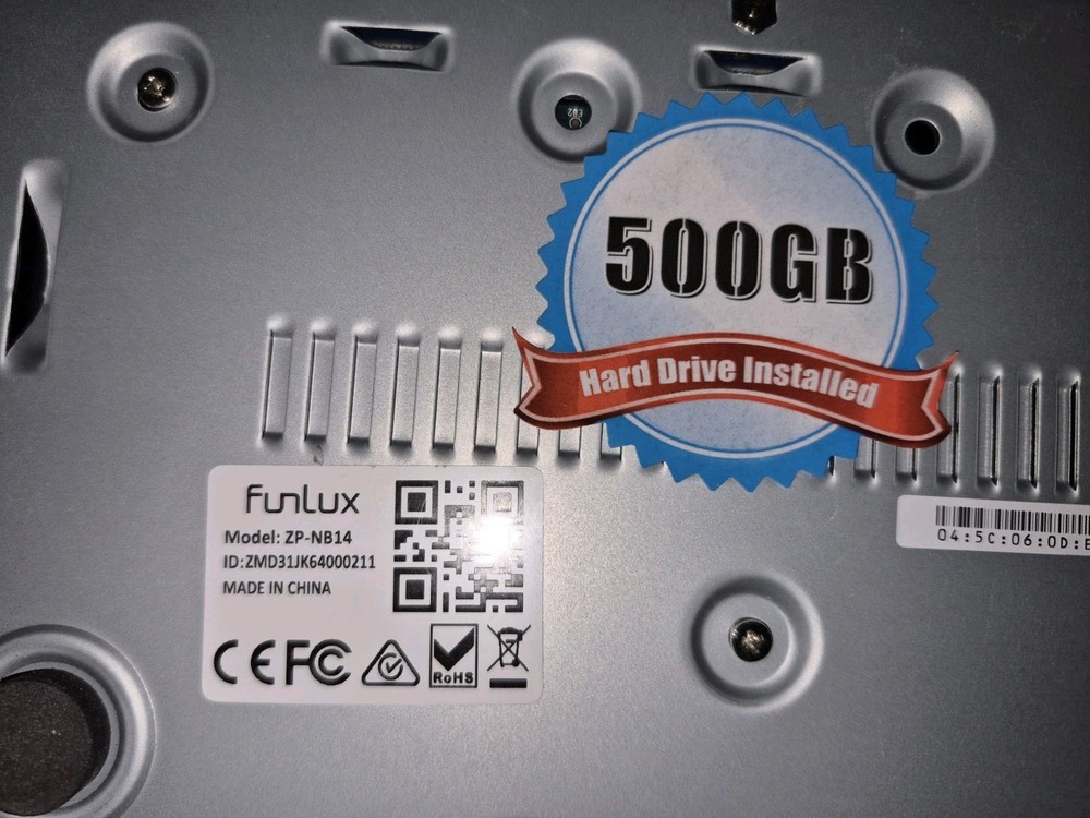 FUNLUX ZMOTO ZP-NB14 SECURITY SYSTEM CONTROL BOX WORKS