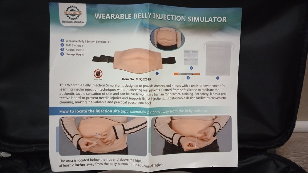 Belly Injection Simulator Subcutaneous Injection Training For Nursing Students