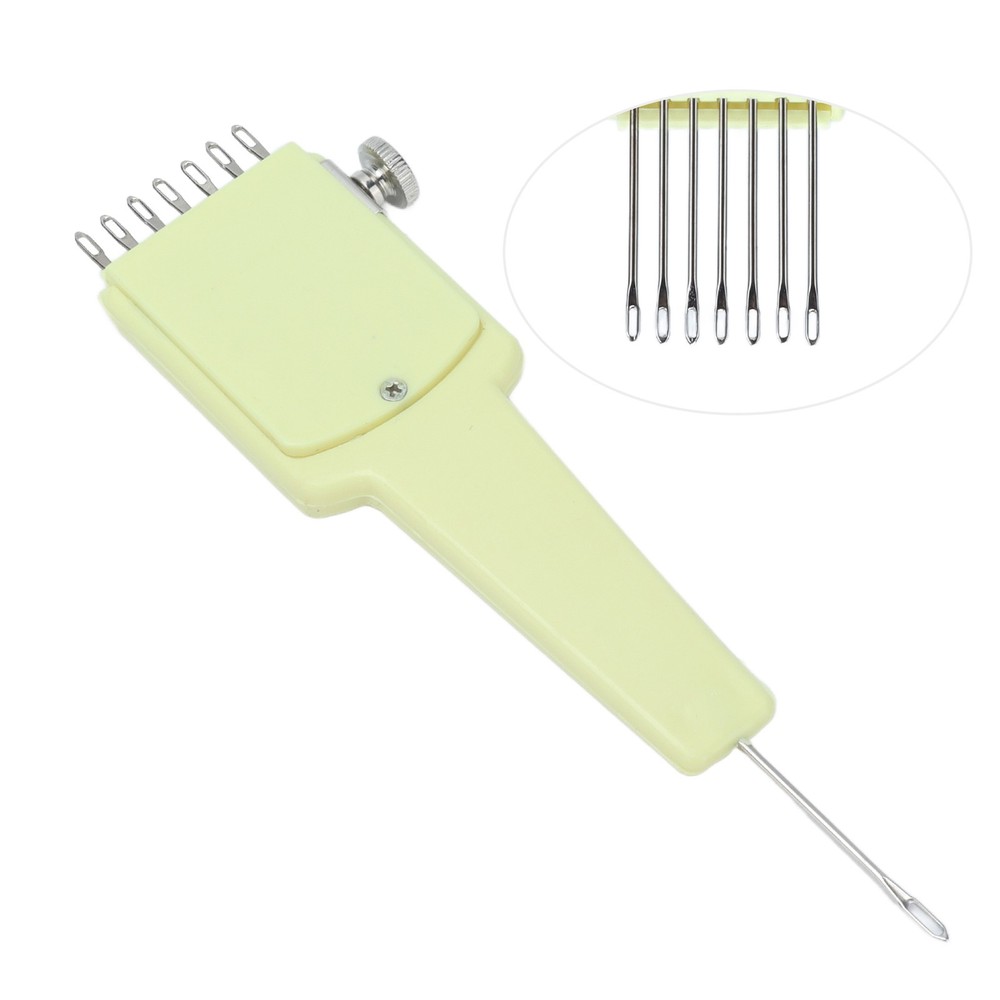 Knitting Machine Holder Transfer Tool W/ 7 Needles For Sewing Machine Knitting