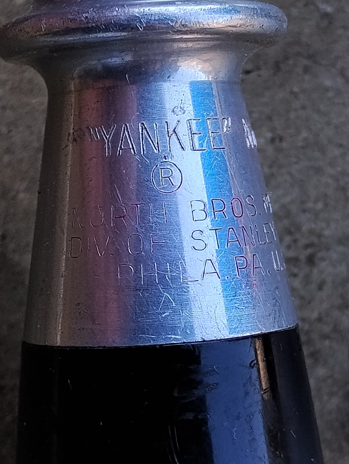 VINTAGE Stanley YANKEE NORTH BROS No. 45 PUSH DRILL W 4 Bits Made USA