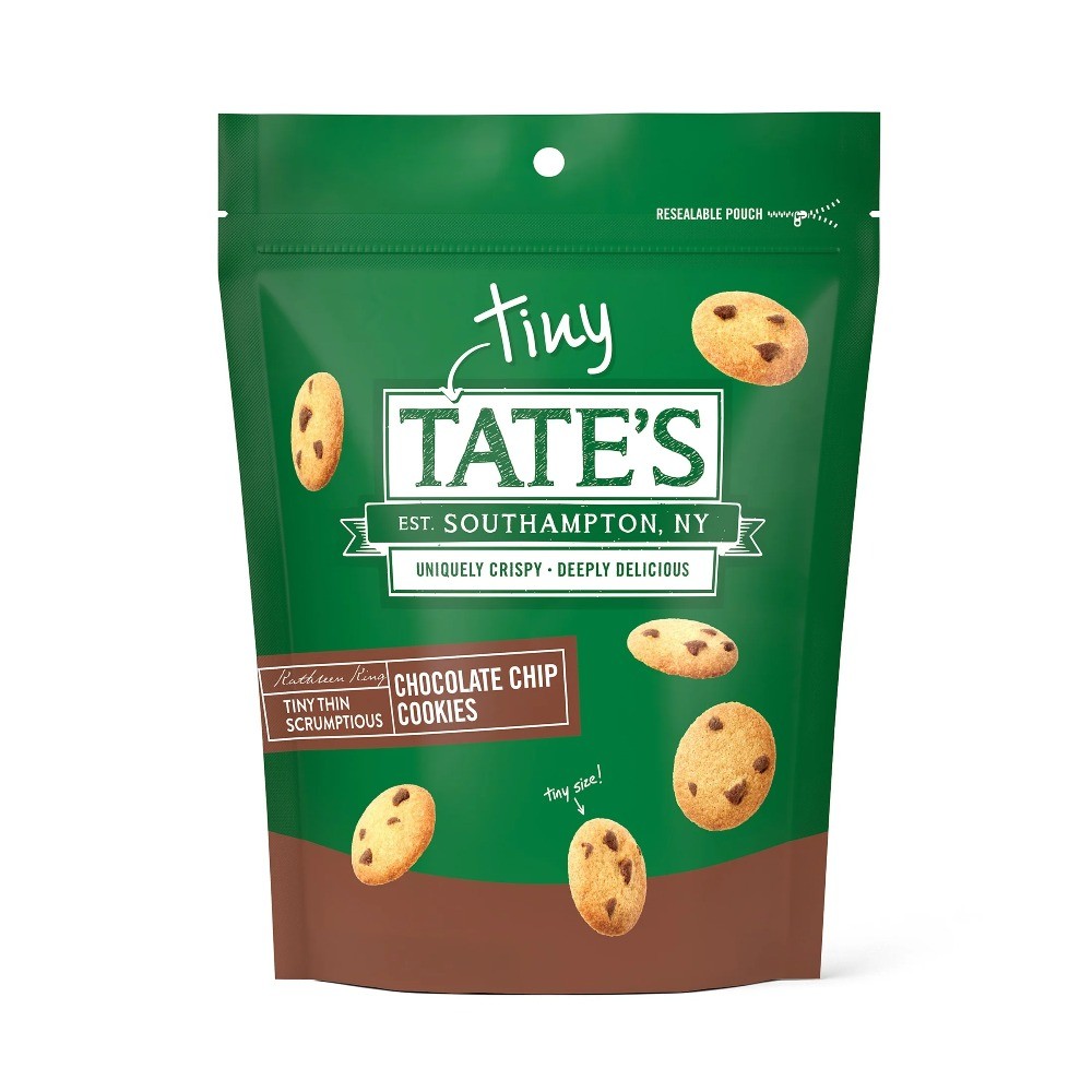 (2 pack) Tate's Bake Shop Tiny Chocolate Chip Cookies, 5.5 oz