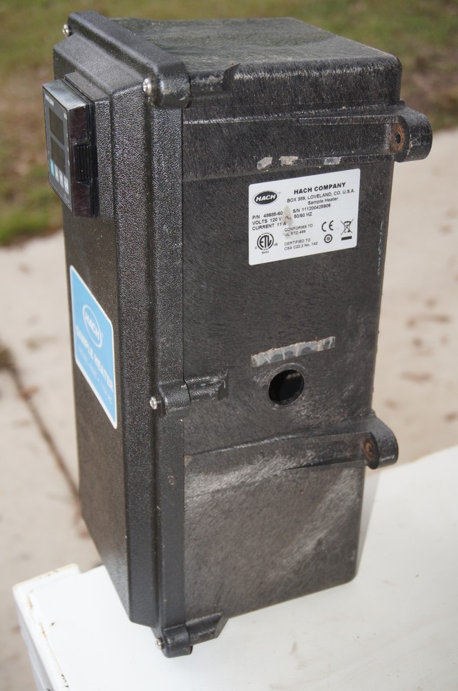 HACH 48685-60 Sample Water Heater w/ WATFLOW 93BB Controller - Tested & Working