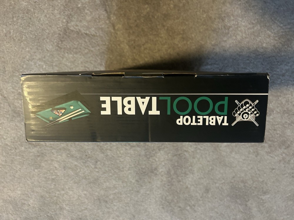 Tabletop Pool Table 20”x12.1”x3.75”