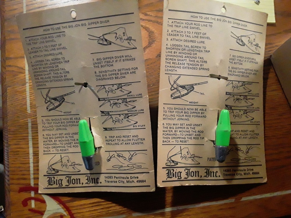 4 BIG JON BIG DIPPER DIVER TROLLING DIVER EXCELLENT
