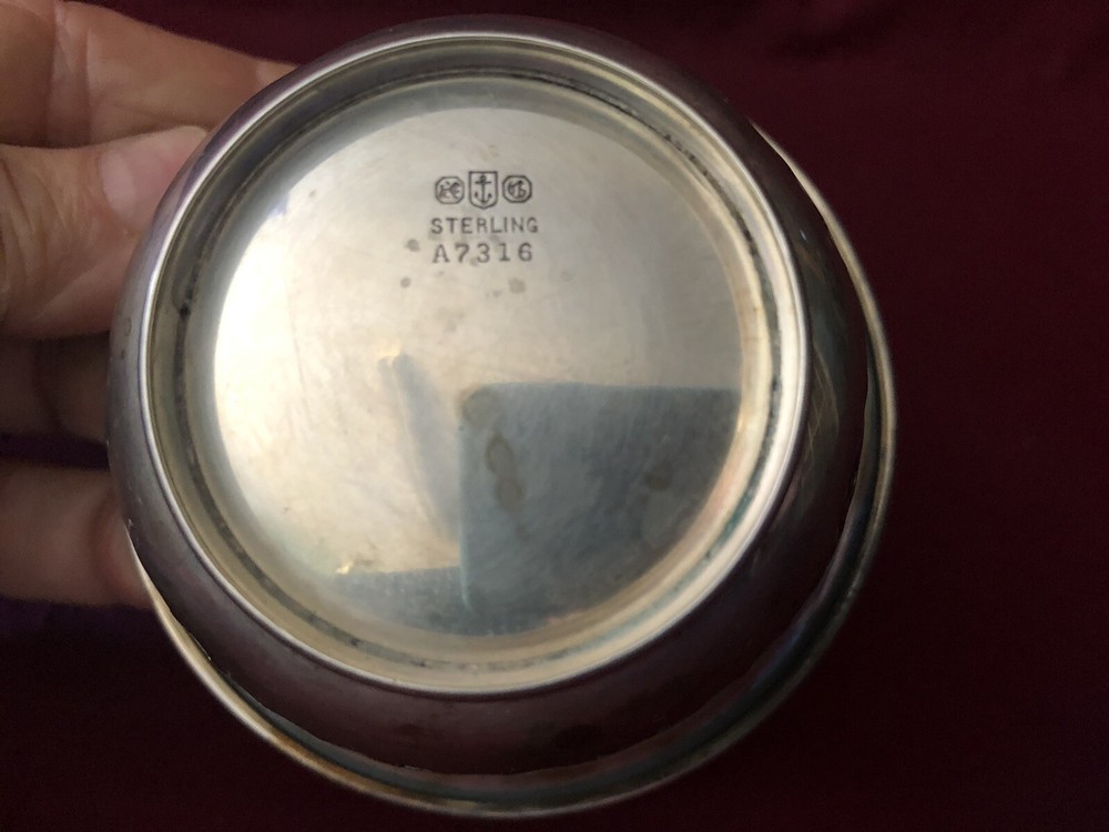 Vintage Gorham Sterling Sugar Cube Basket
