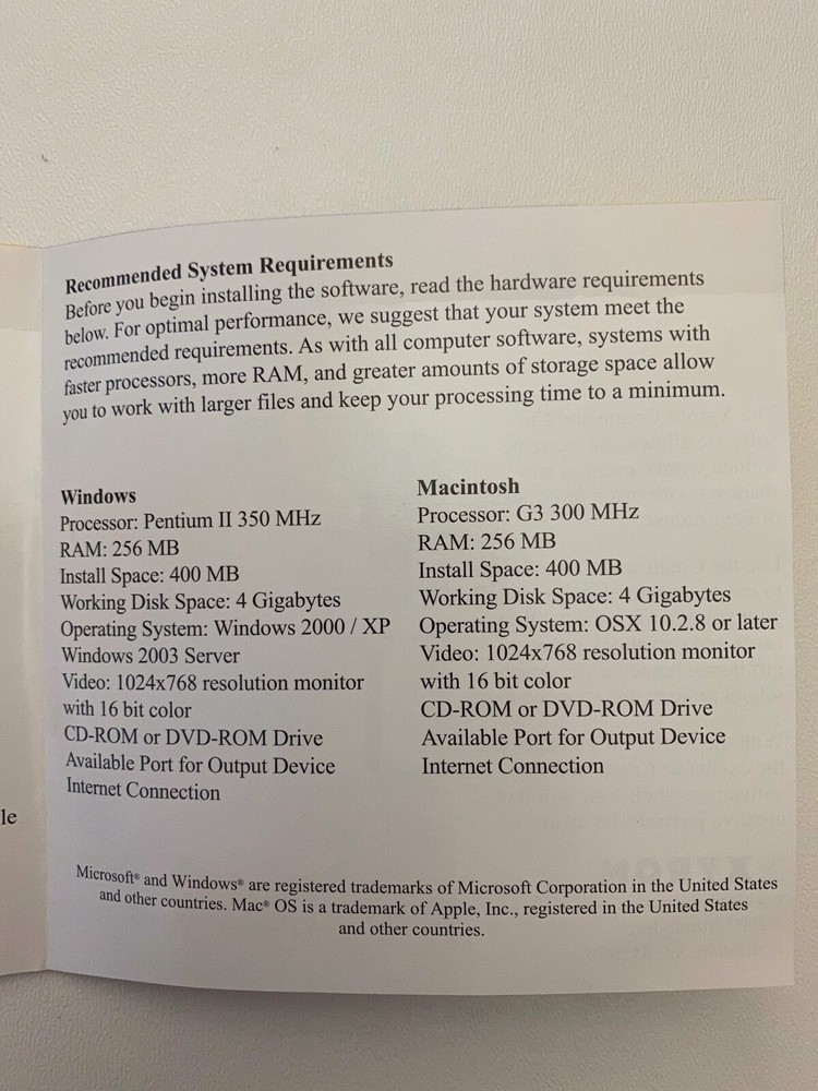 Create and Cut Software Xyron CD-ROM Mac PC Wish It Cut It Complete