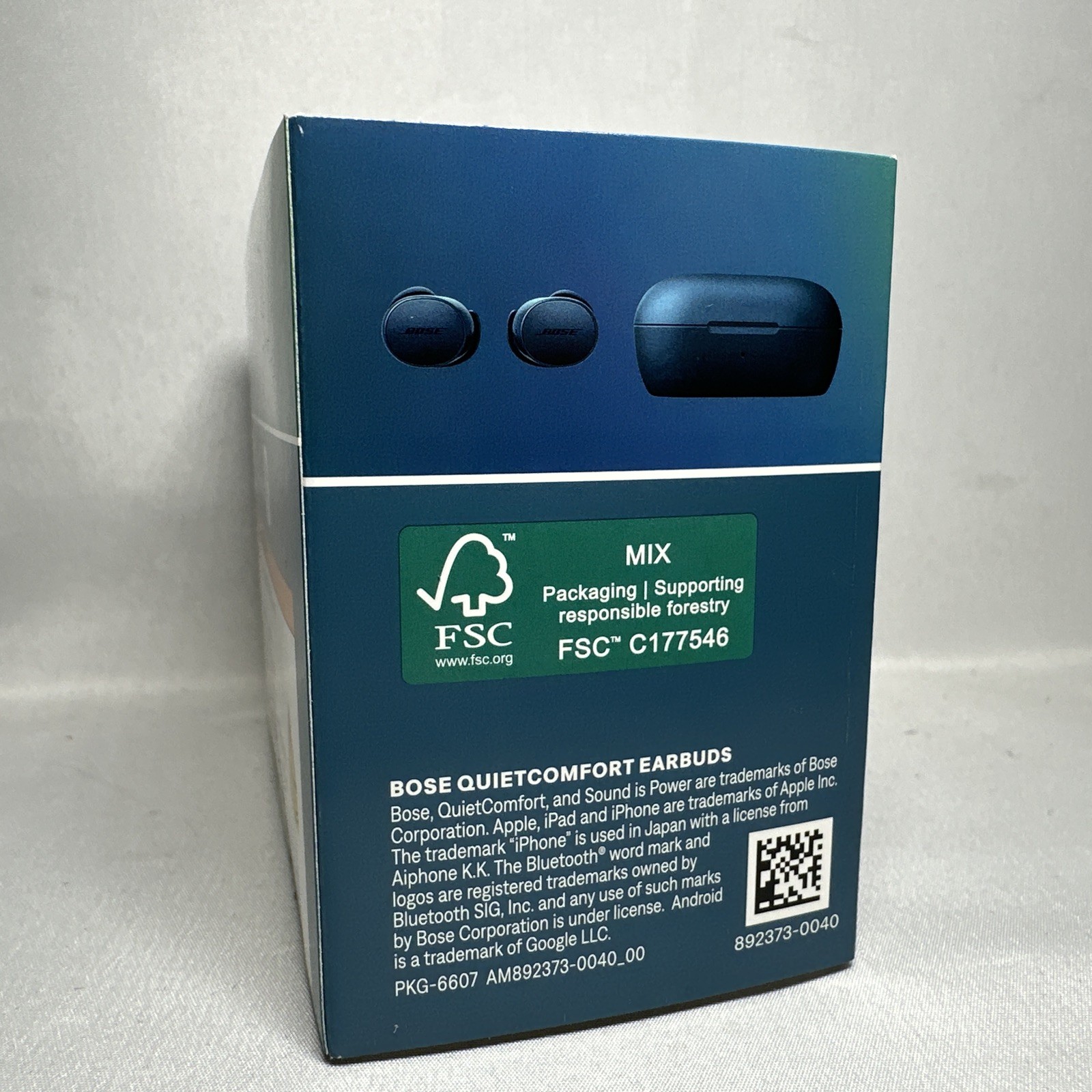 Bose QuietComfort EarBuds Noise Cancelling Bluetooth Earphones - Blue - SEALED!