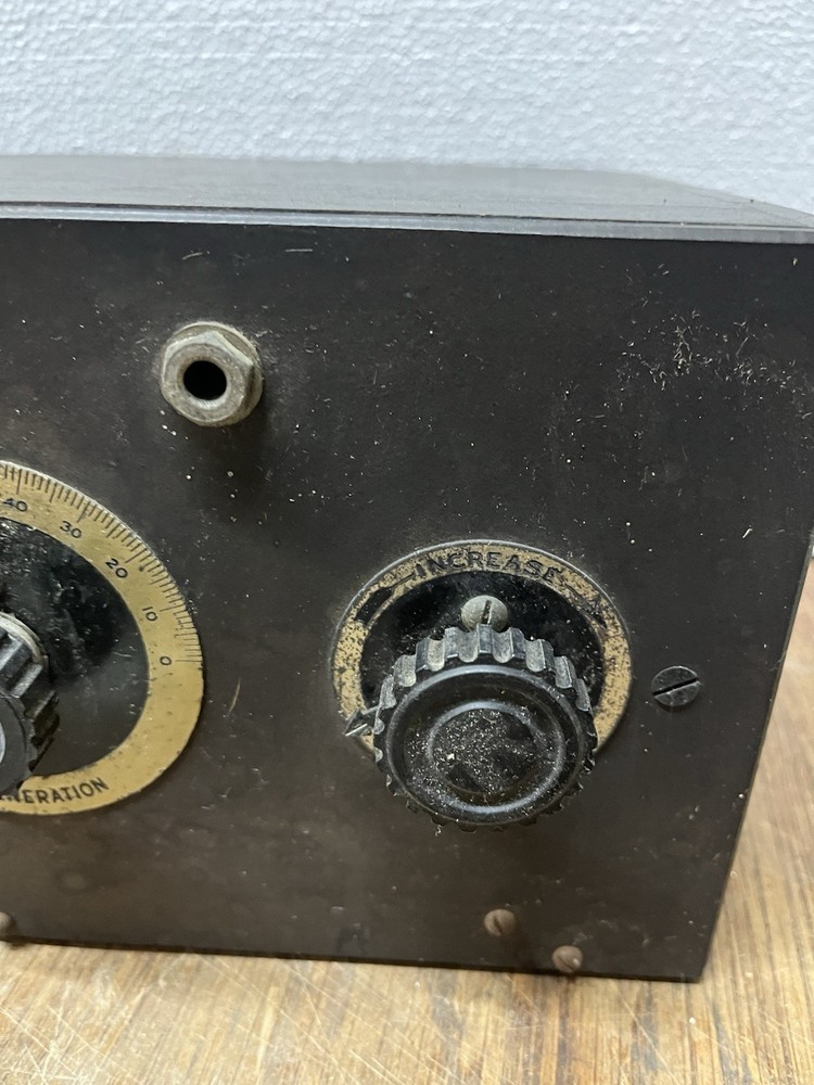 cutting & washington radio corp type 15 untested Has Tubes