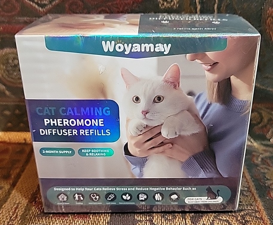 Woyamay Cat Calming Diffuser Refills - 2 Pack Cat Pheromones Calming Diffuser...