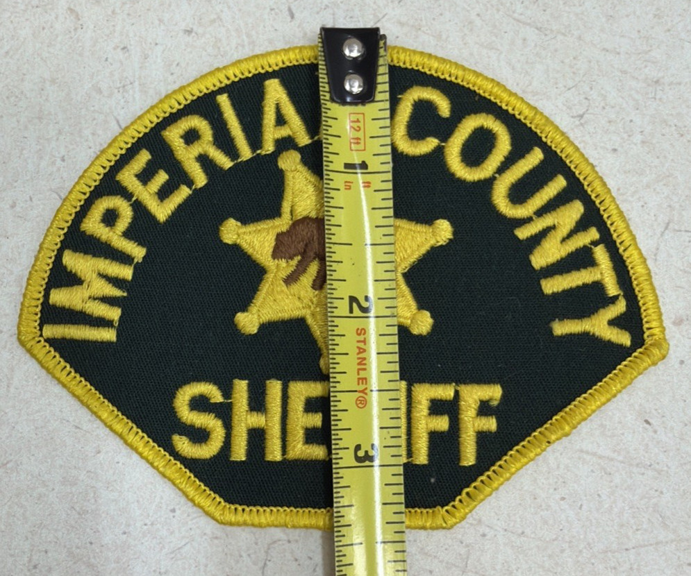 Imperial County CA Sheriff Patch