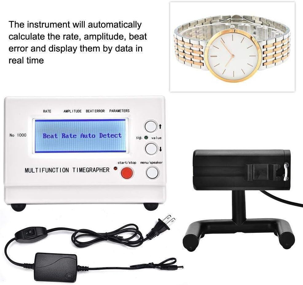 No.1000 Mechanical Watch Timing Tester Tool Timegrapher Multifunction MachinesT1