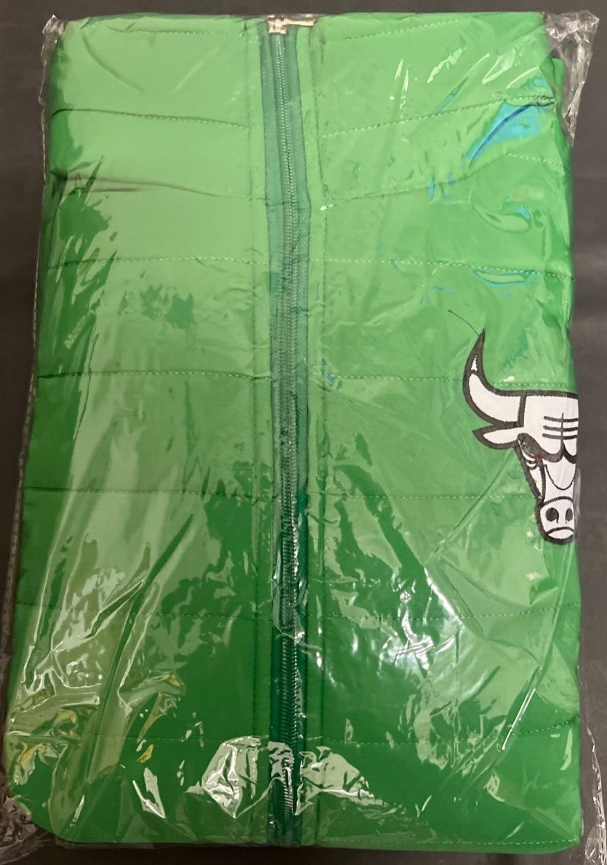Chicago Bulls - St. Patrick's Day Puffy Jacket*_ * SGA ** 24-25_ ** NEW!!!