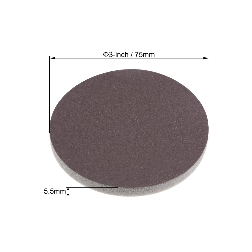 3" Sanding Sponge Hook and Loop Sanding Disc Corundum 1200-1500 Grit 20 Pcs