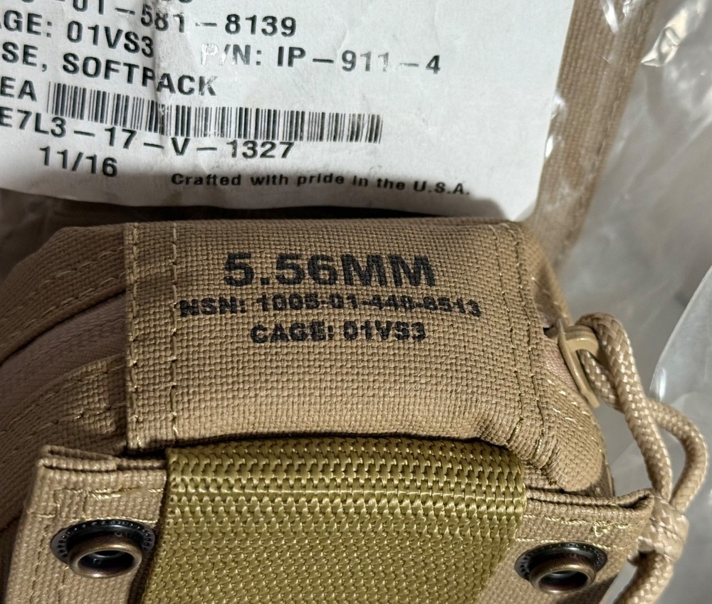 OTIS 5.56 / 9MM CLEAN KIT EMPTY SPARE UNIVERSAL SOFT PACK CASE (NEW) -
