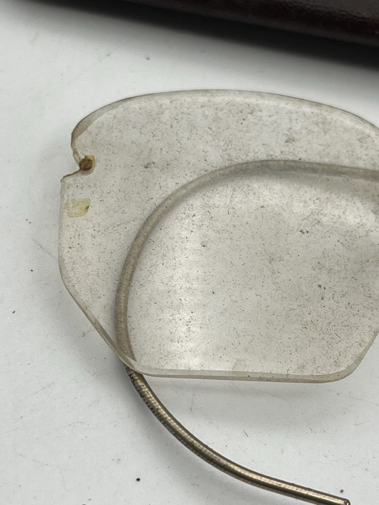 Original WW2 1940s Aviators Glasses And Case Broken Beautiful Frames