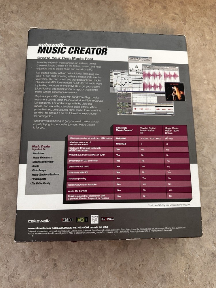 Cakewalk Music Creator Version 2