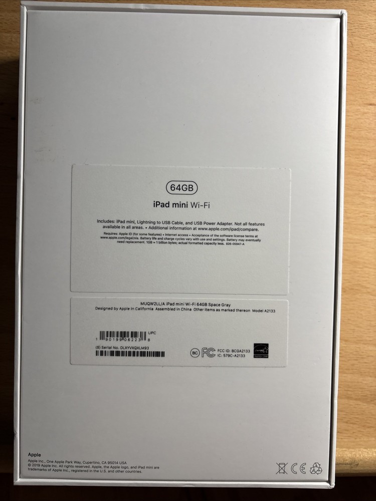 Apple iPad Mini Wi-Fi 64GB, BOX ONLY