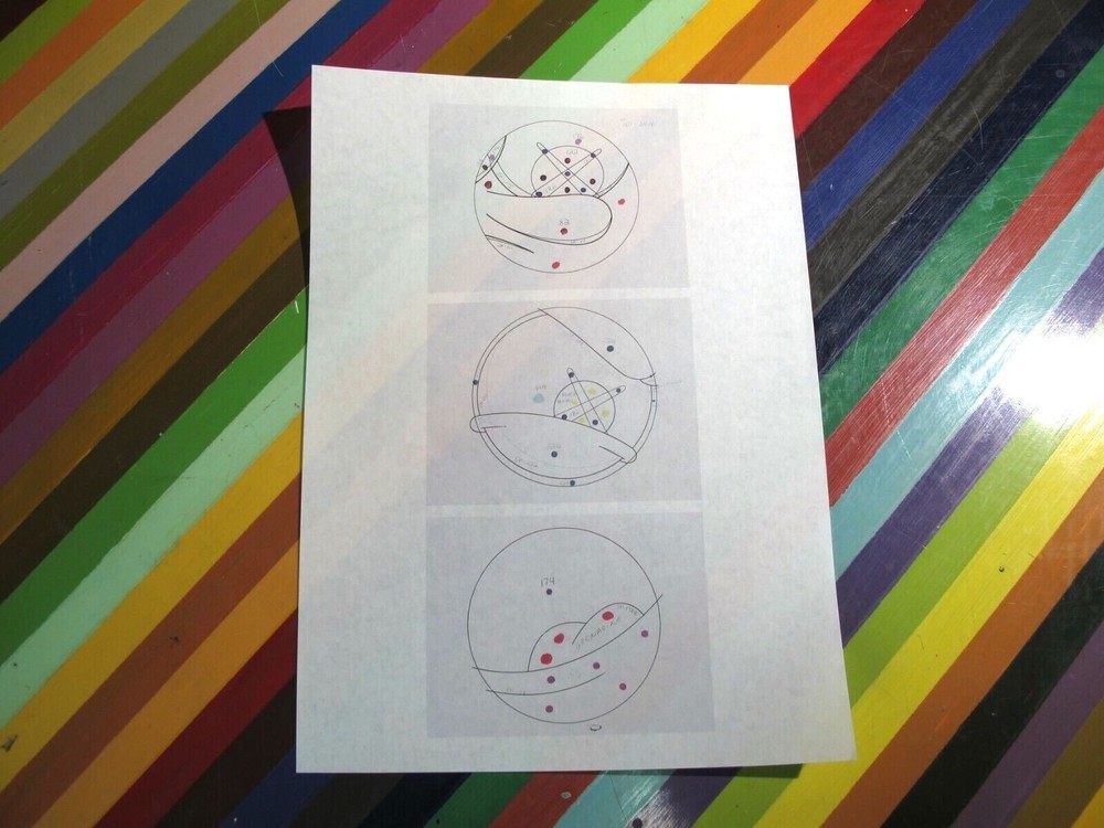 vtg graffiti art show print - working process transparency worksheet circle v2
