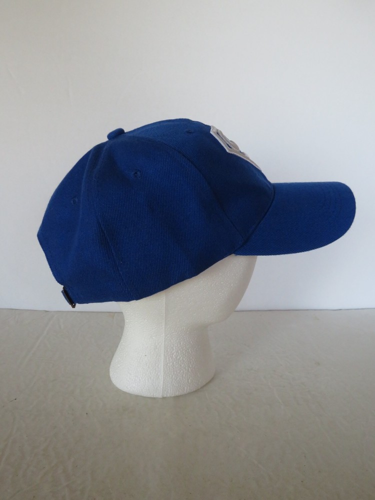 Superman Amoll Comics Hat Cap OSFM Adjustable Strap Flexfit Blue White Logo