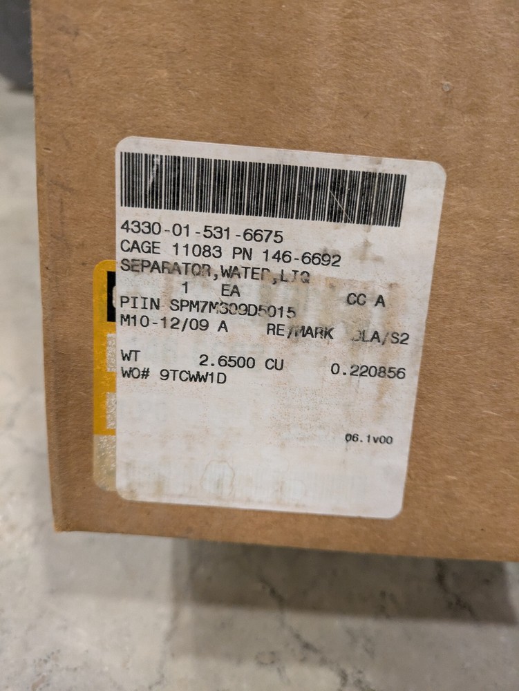 CAT 146-6992 Fuel water separator