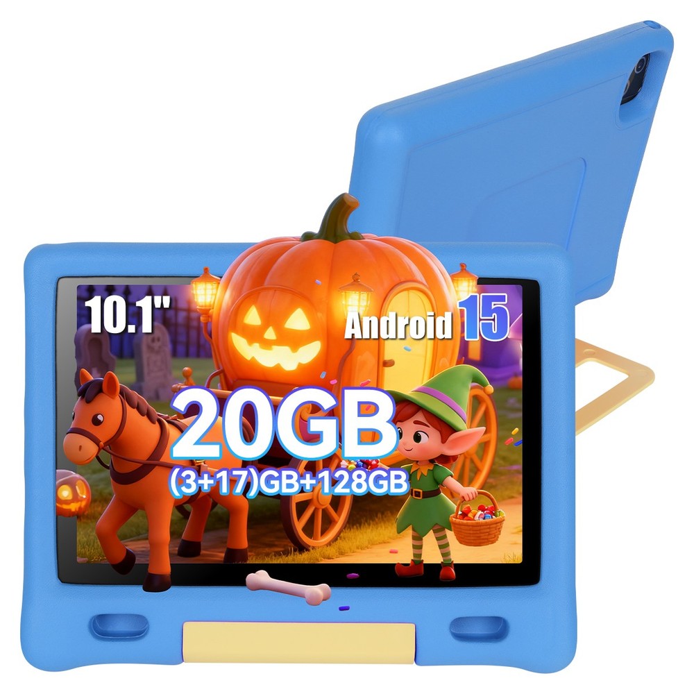 Android 15 Tablet 10.1 inch Octa-Core 20GB+128GB WiFi IPS HD LCD Bluetooth