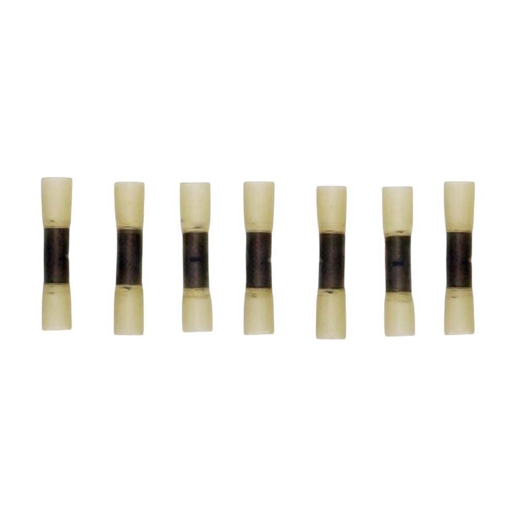 Butt Connector | Copper | Yellow, Silver | 2 End Quantity | Insulated Coating
