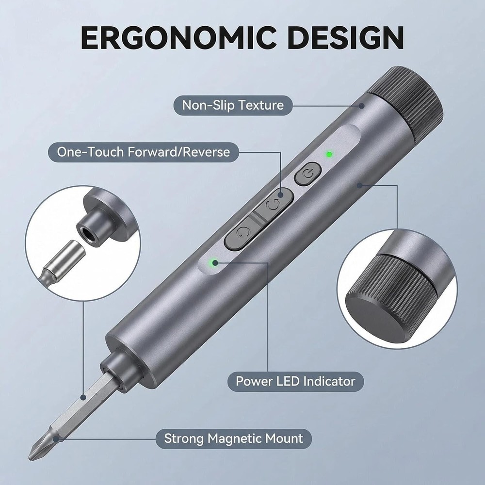 127 in 1 Mini Electric Screwdriver Set Rechargeable