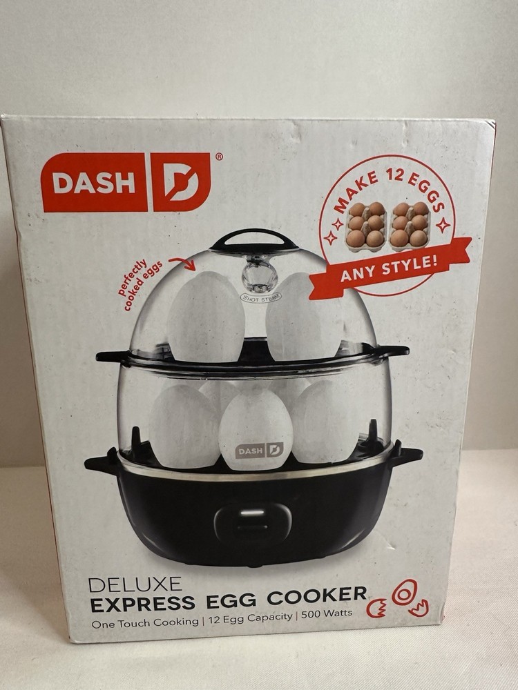 Deluxe Express Egg Cooker New In Open Box TESTED