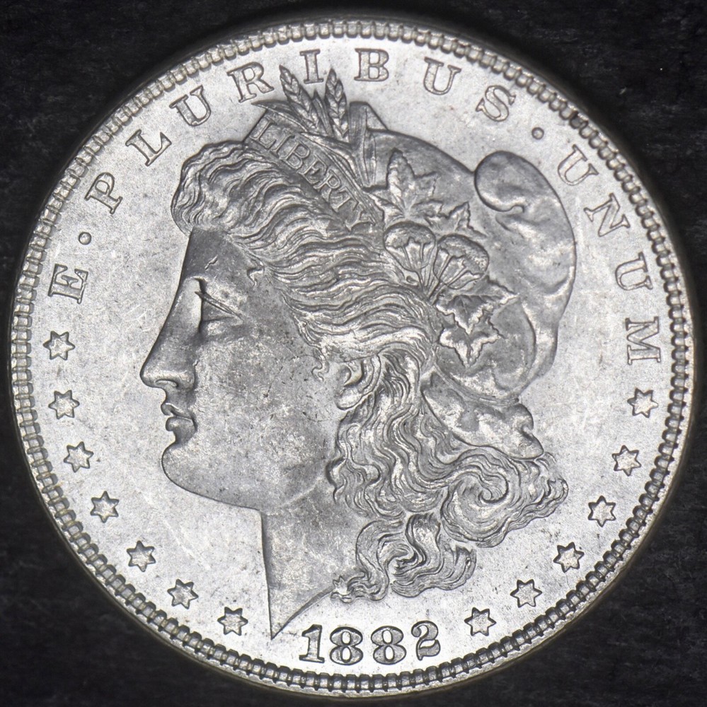 1882 Morgan Silver Dollar Toned - ✪COINGIANTS✪