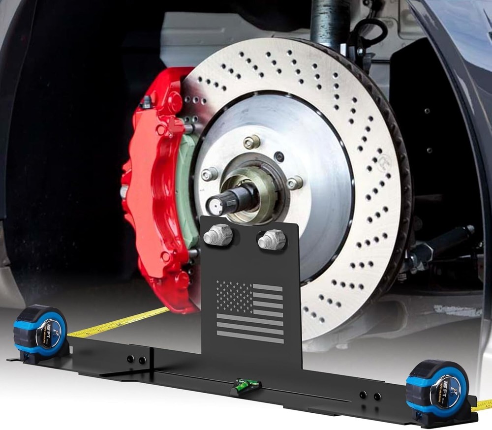 Surfcabin Wheel Alignment Tool Heavy Duty Toe Alignment Plates No Caliper Rem...