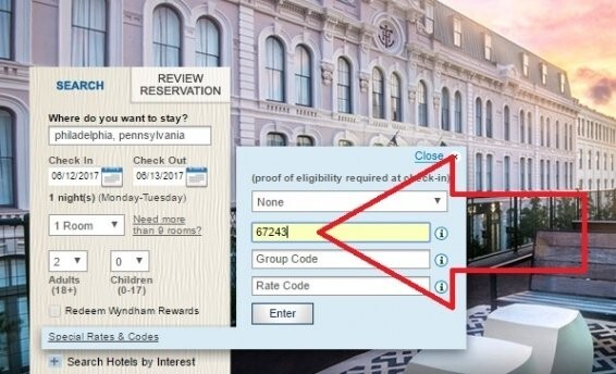 Wydham 10% discount code