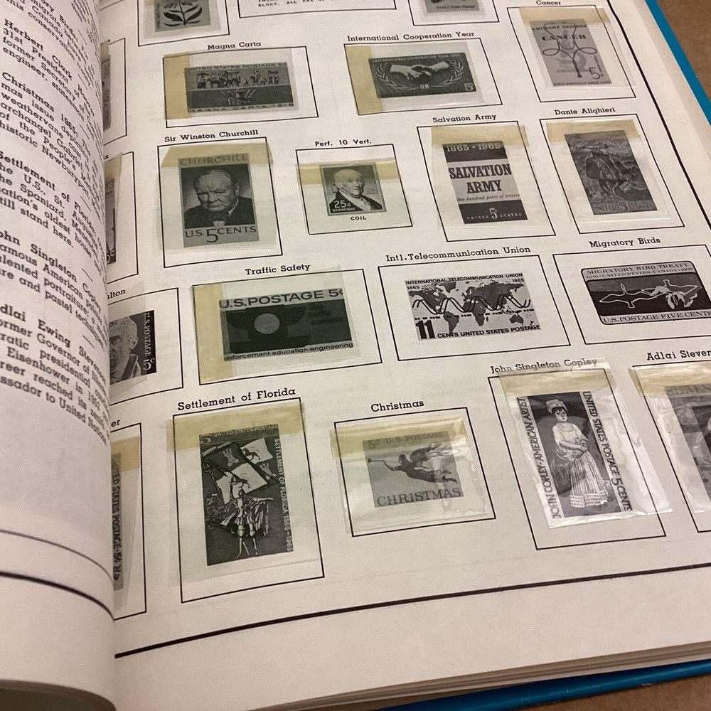 1970 H.E. Harris Freedom Stamp Album for the United States, no stamps