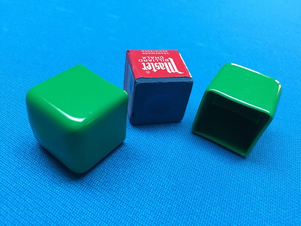 10 Green Billiard Pool Chalk Cup Holders
