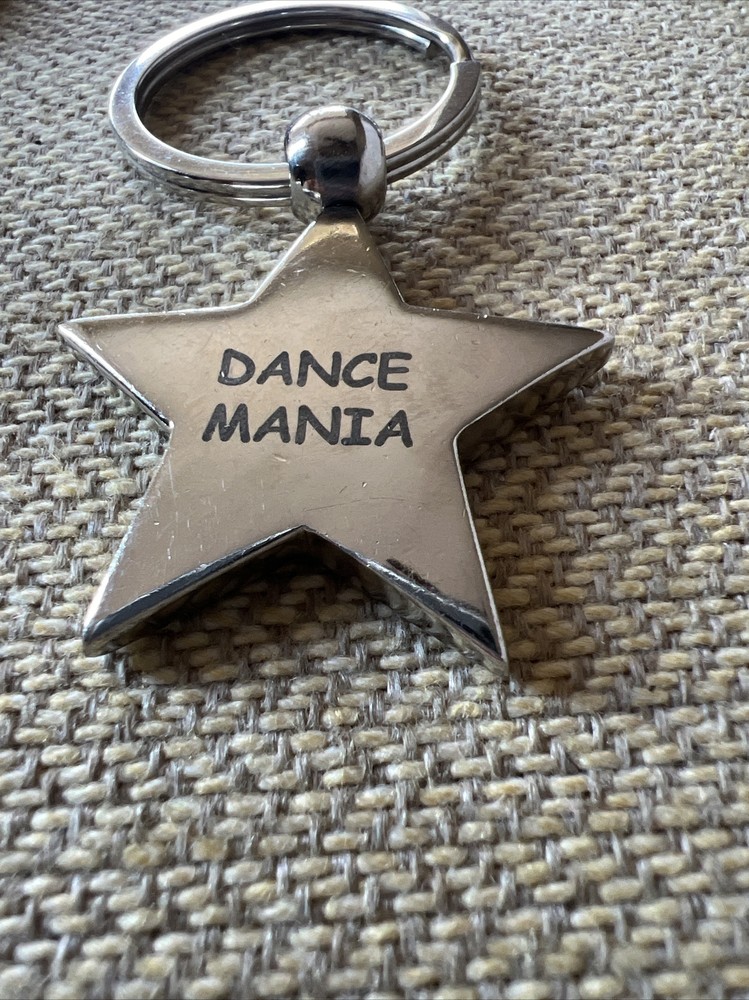 Vintage Keychain Charm  Dancing Dancer Star
