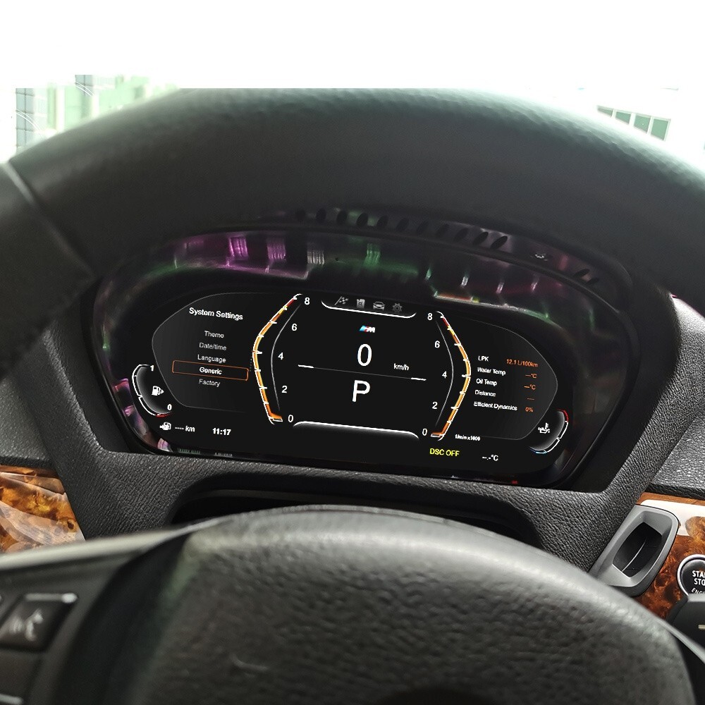 12.3''DigitaI Instrument Cluster For BMW 5 Series E60 E61 E63 E64 M5 Speedometer