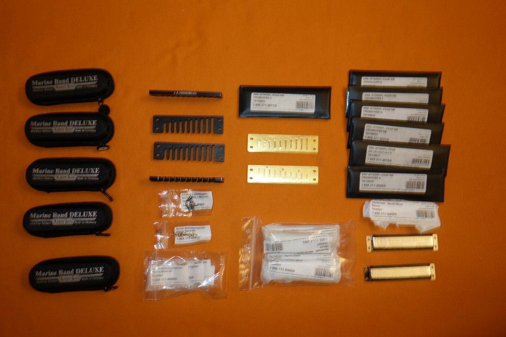 New MARINE BAND DELUXE HARMONICA Joel Andersson Basic Reedwork Performance Comb