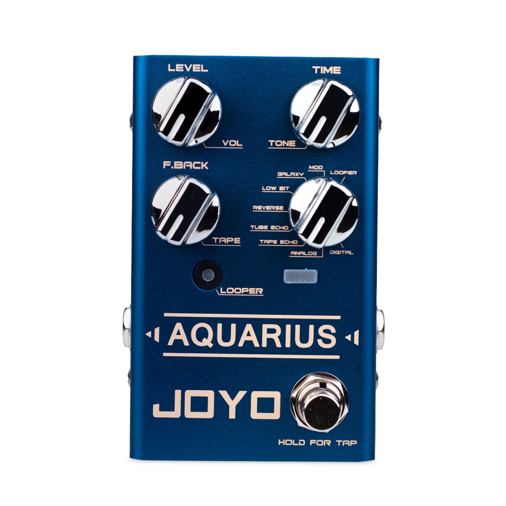 JOYO Digital Delay Effect Pedal with Looper 8 Digital Delay Effects OPEND