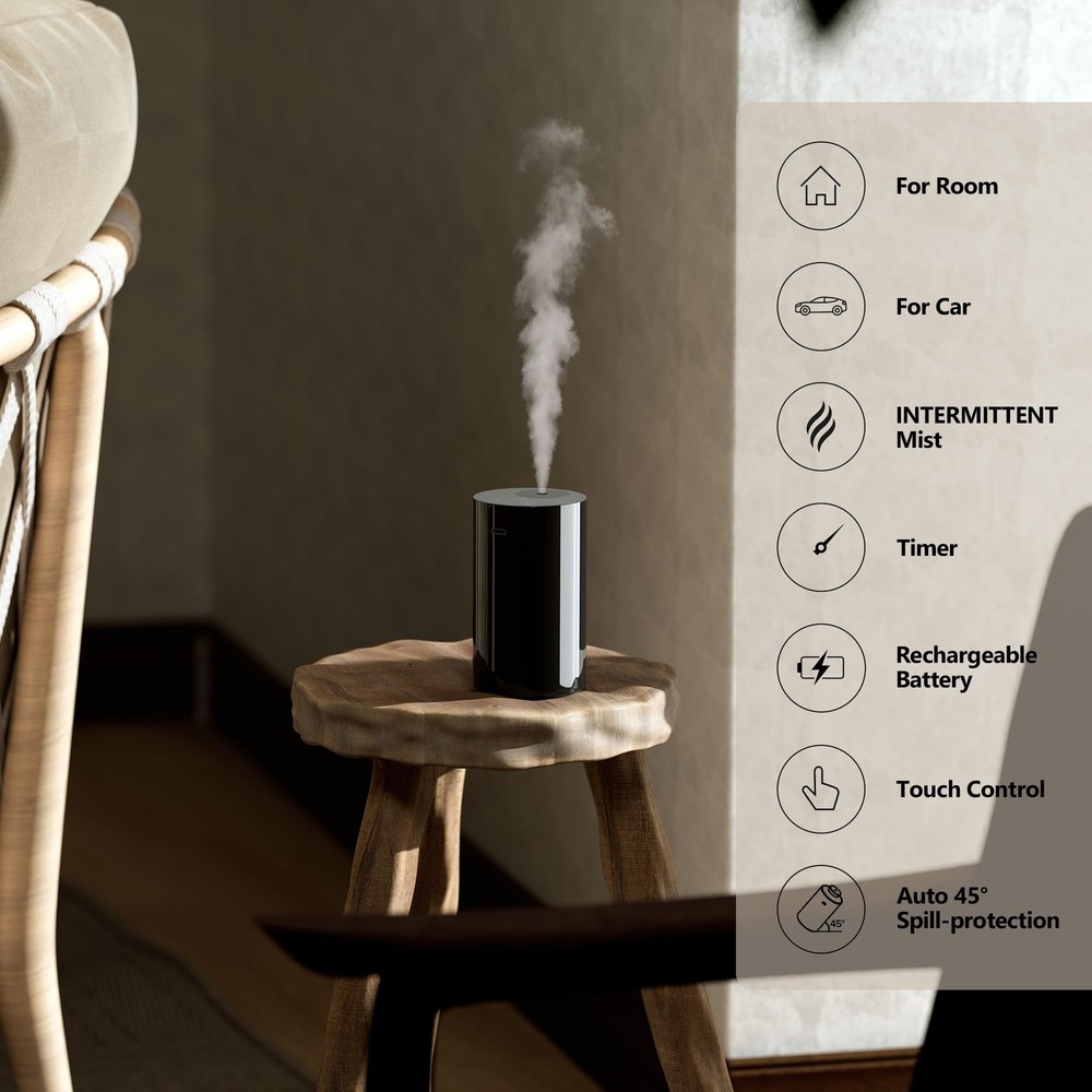 Airversa Waterless Diffuser for Essential 2.7 IN * * 5 IN, White-1pc