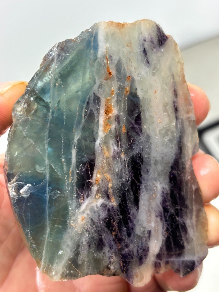 Fluorite slab Cabbing Lapidary Combo Ship Avail