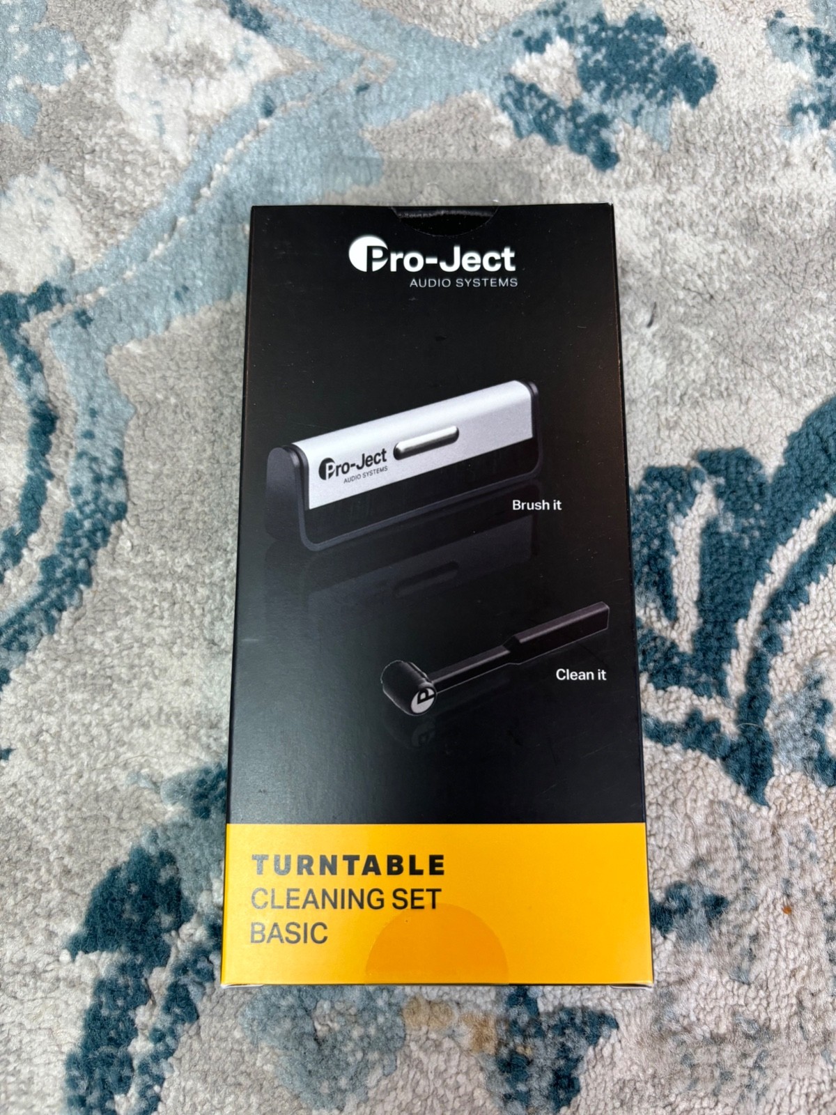 Pro-Ject Turntable Cleaning Set Basic - Record Brush & Stylus Brush - NEW