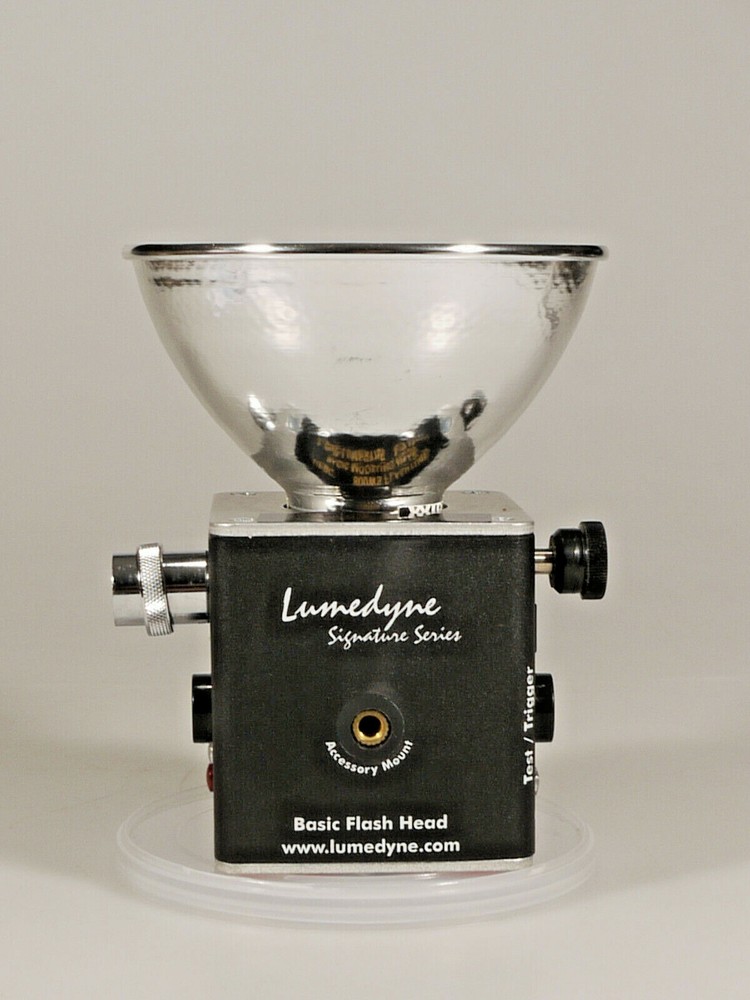 PRL) LUMEDYNE HEBC 800ws BASIC SIGNATURE SERIES HEAD FLASH BLITZ + SYNC CABLE