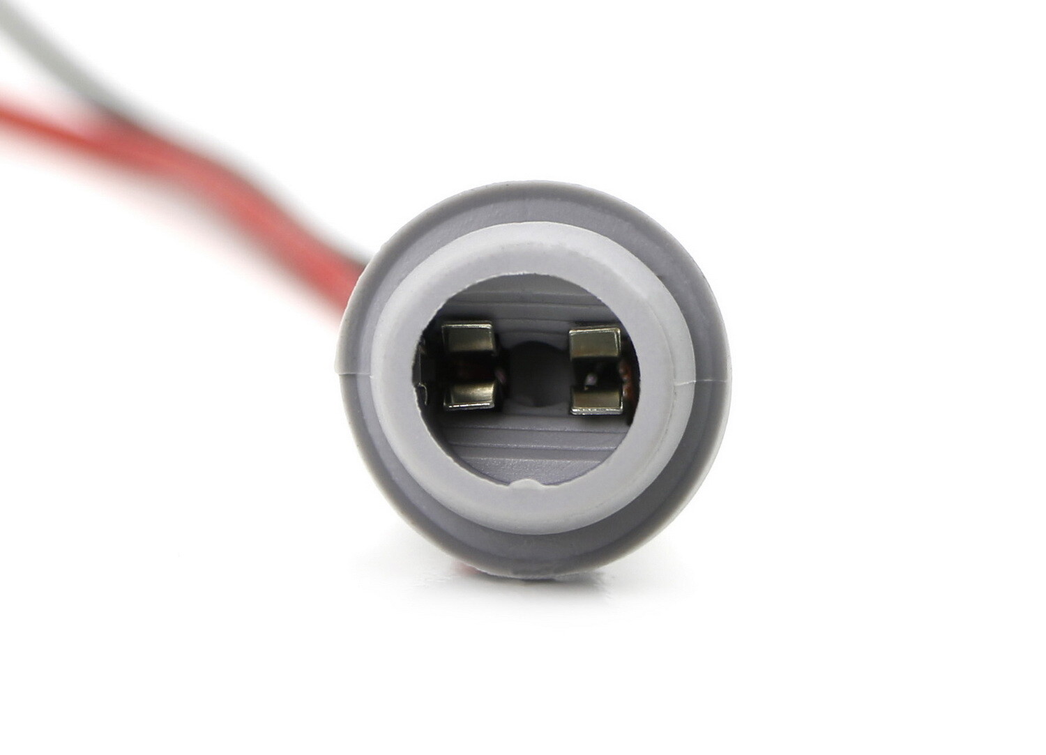 (2) 168 194 2825 W5W 920 921 T10 T15 Rubber Base Socket w/Pigtail Wiring Harness