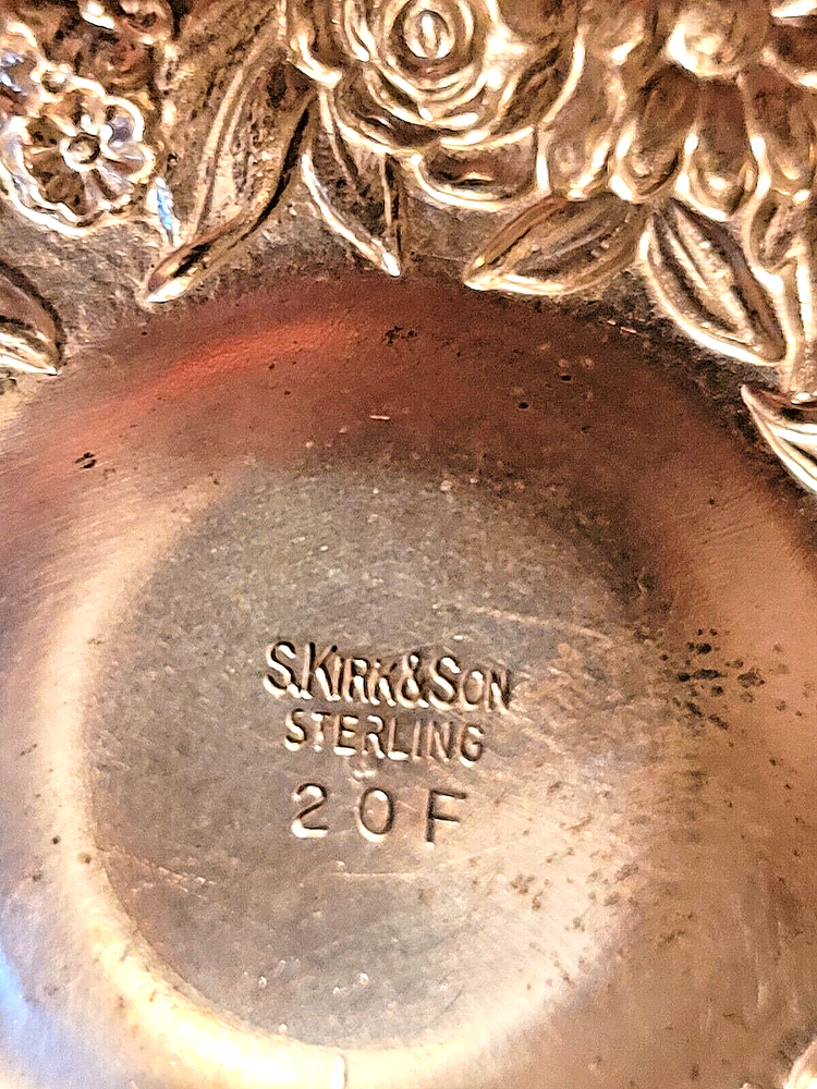 S Kirk and Son Sterling Sugar/jJam Dish-20F