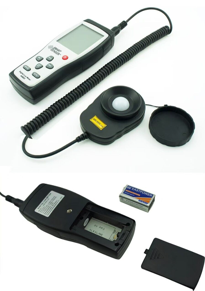 SMART SENSOR Digital Light Luxmeter Illuminance Handheld Photometer Detector AU